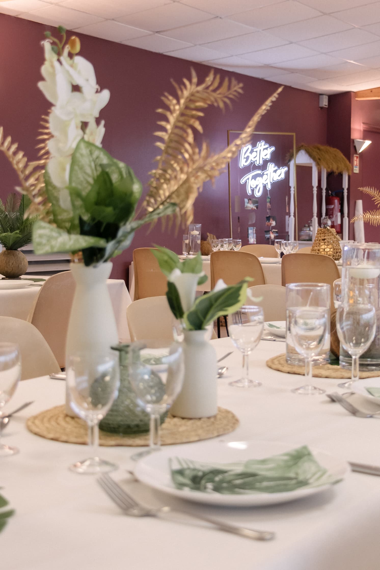 Une décoration d’anniversaire en Ille-et-Vilaine sur le thème tropical chic