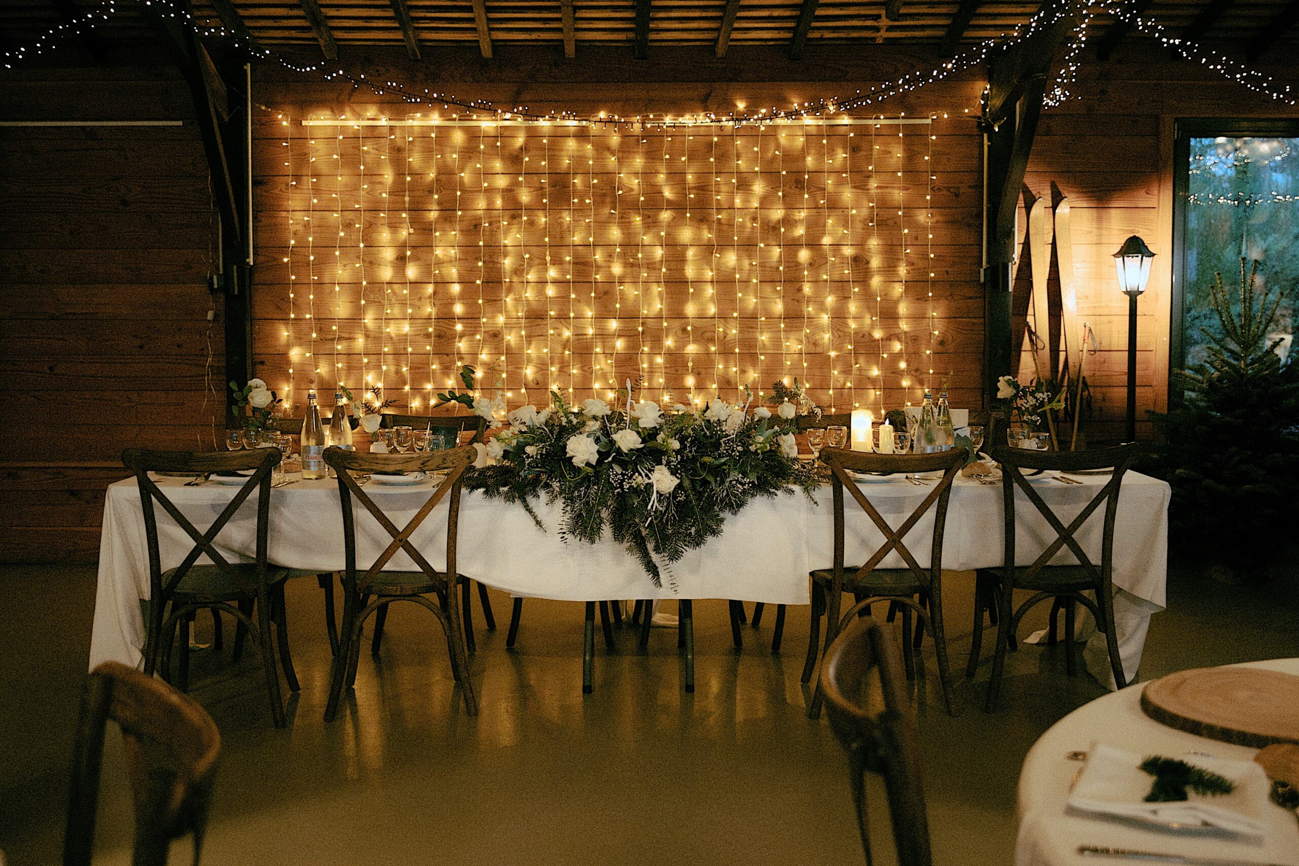 Une table de mariage en hiver près de Rennes